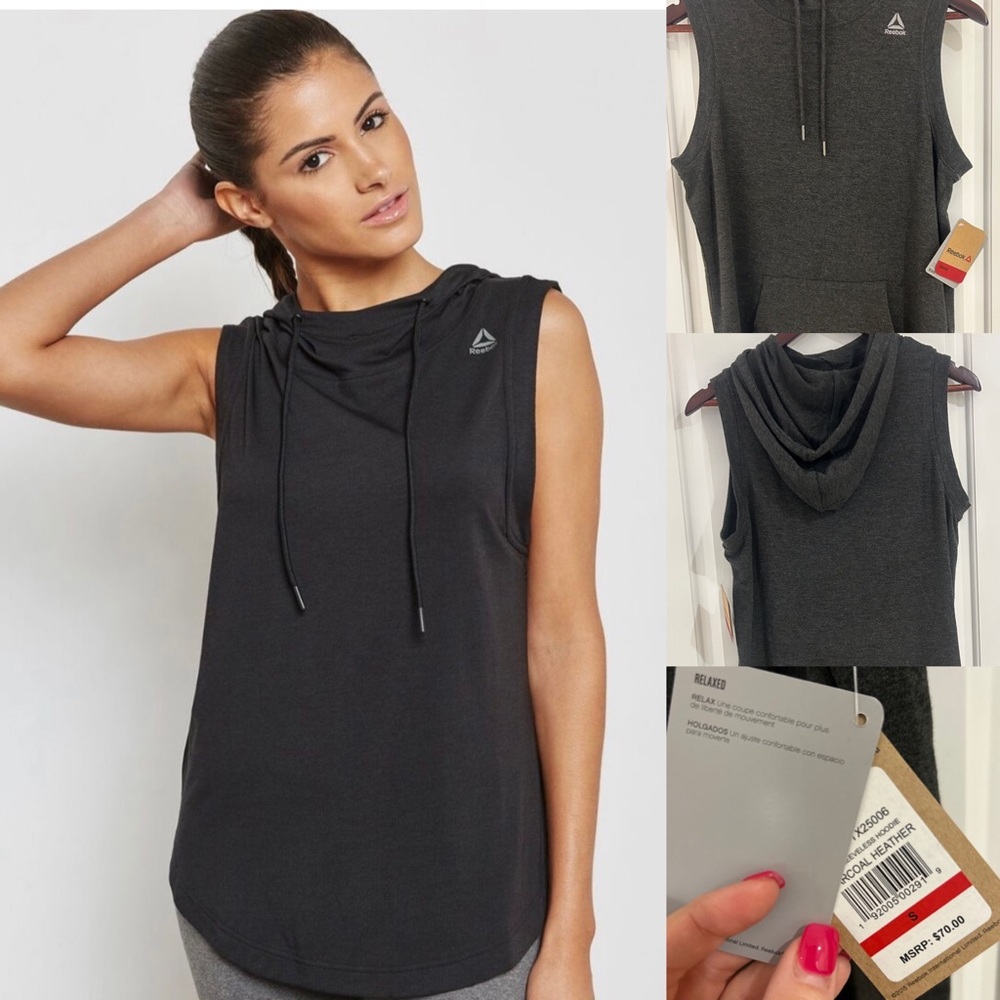Reebok Women's Sleeveless Hoodie Top